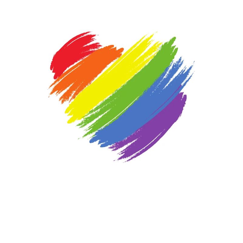 Regenbogen Herz LGBT CSD Love