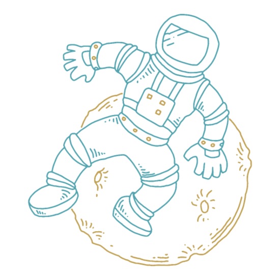 Luna astronauta' Taza | Spreadshirt