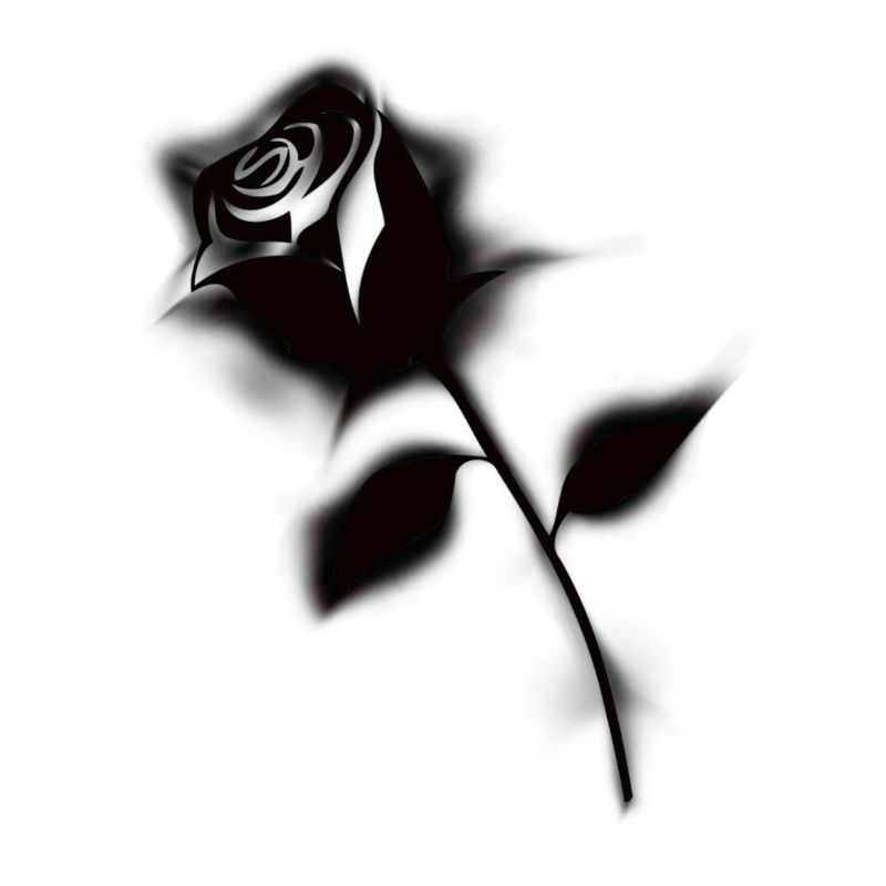 Gothic Black Rose