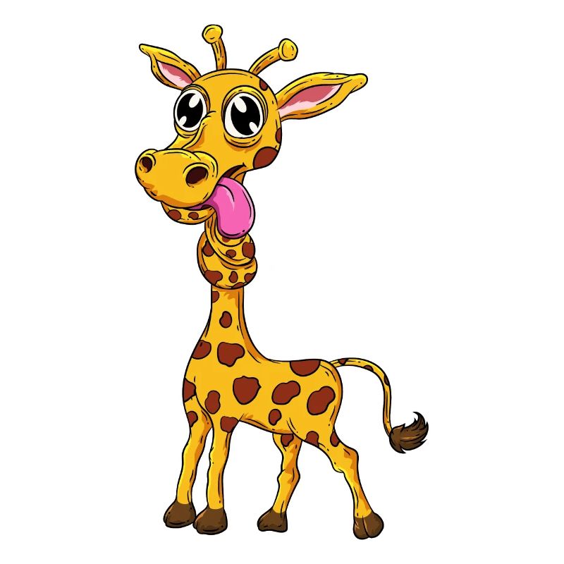 Girafe drôle