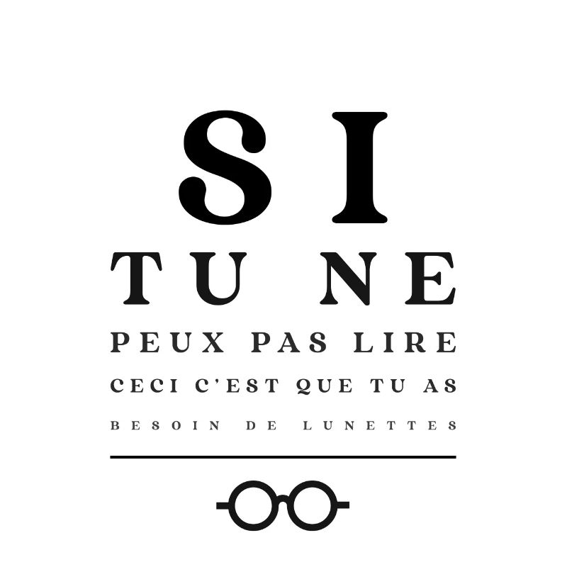 Test yeux - lunettes