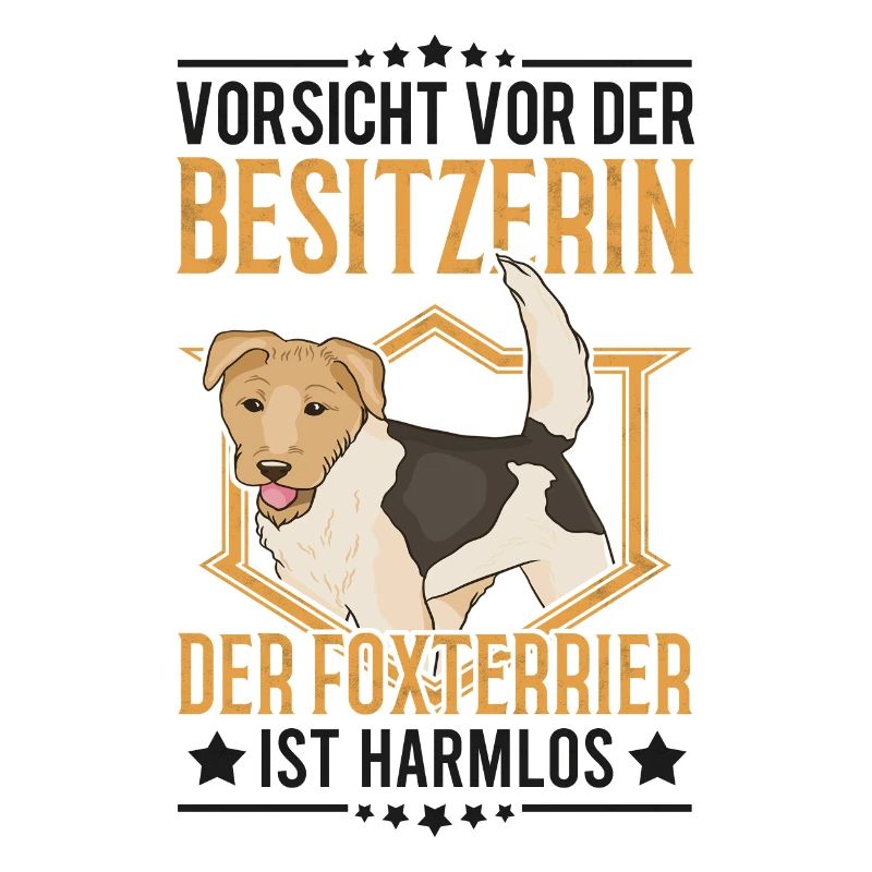 Foxterrier Spruch Drahthaar-Foxterrier Geschenk