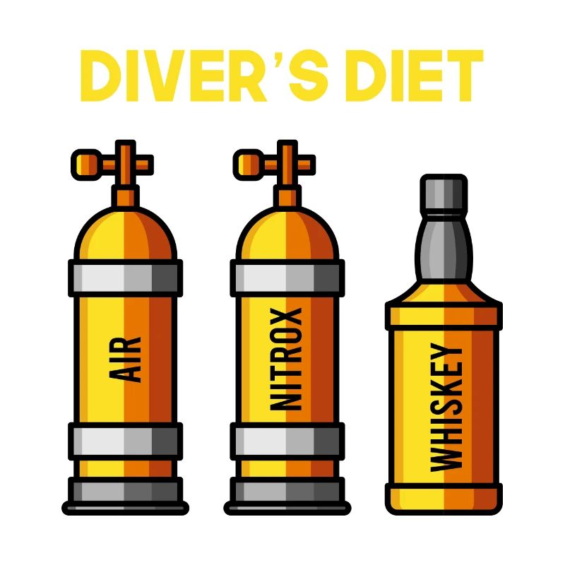 Divers Diet Whiskey Diver Funny Diver