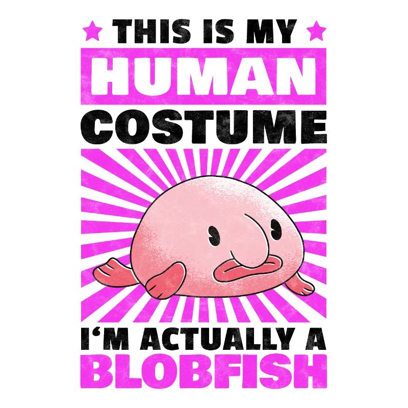 C’est mon costume de poisson blobfisch de poisson laid