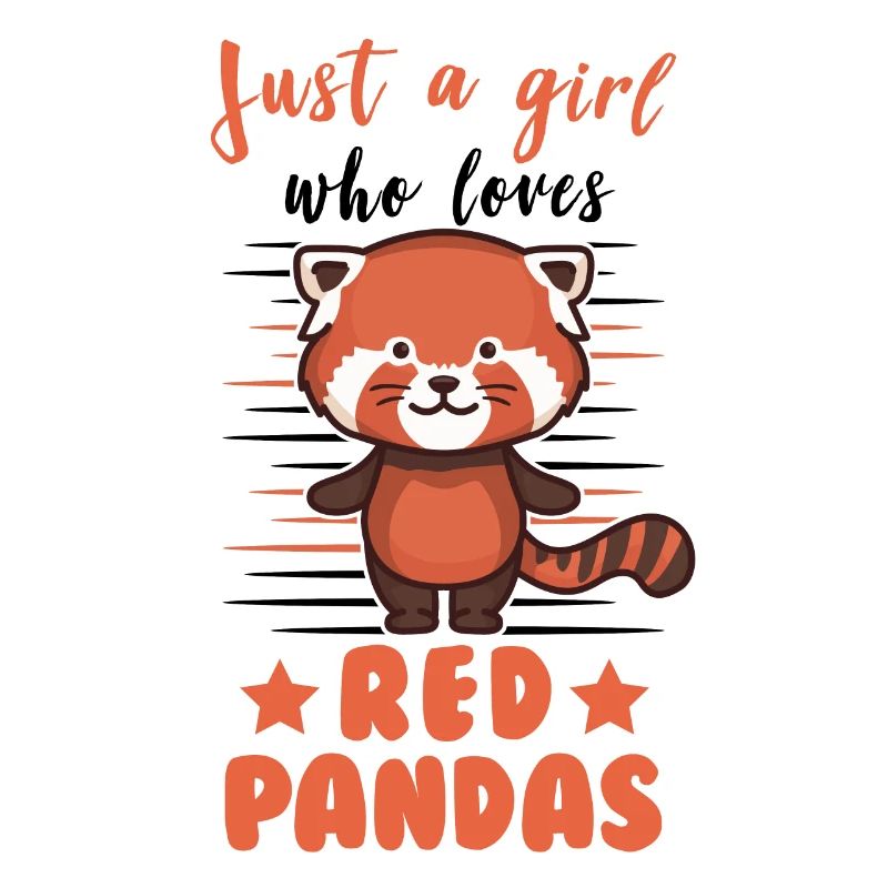 Roter Panda Mädchen Red Panda Geschenk