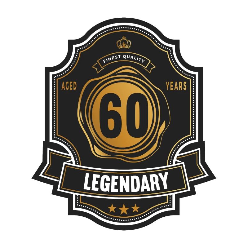 60e anniversaire 60 ans whisky whisky label