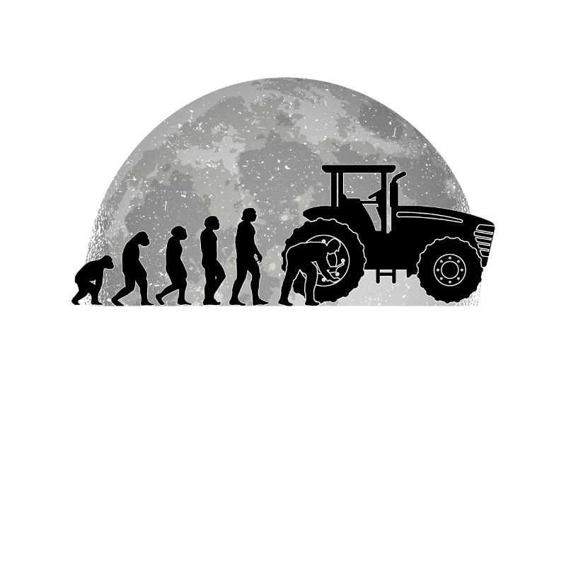 Agricultural Machinery Mechanic Evolution Moon Tractor