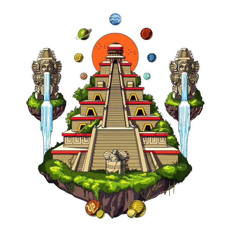 Azteken-Pyramideninsel