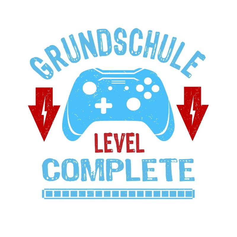 Grundschule Schulabschluss Level Complete Geschenk