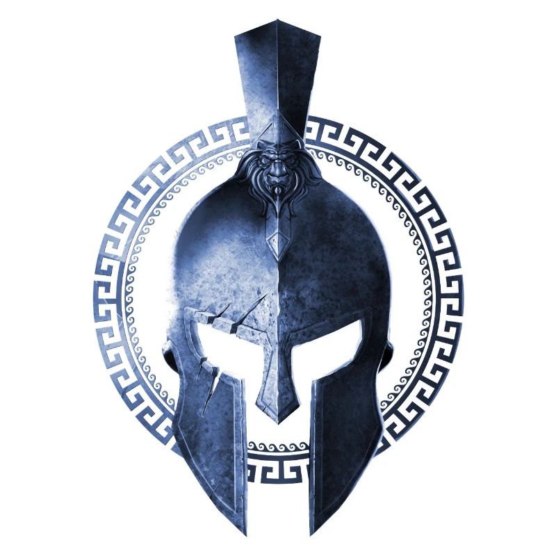 spartan helm symbol krieger gladiator