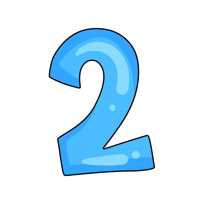 2 blau