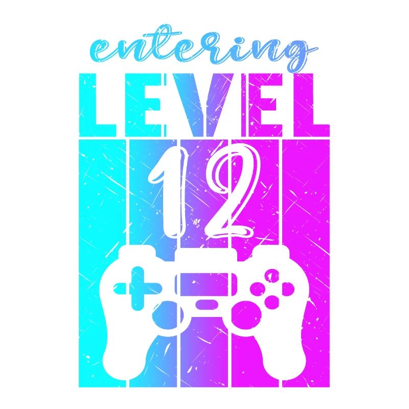 Level 12 Gaming Controller 12 anniversaire