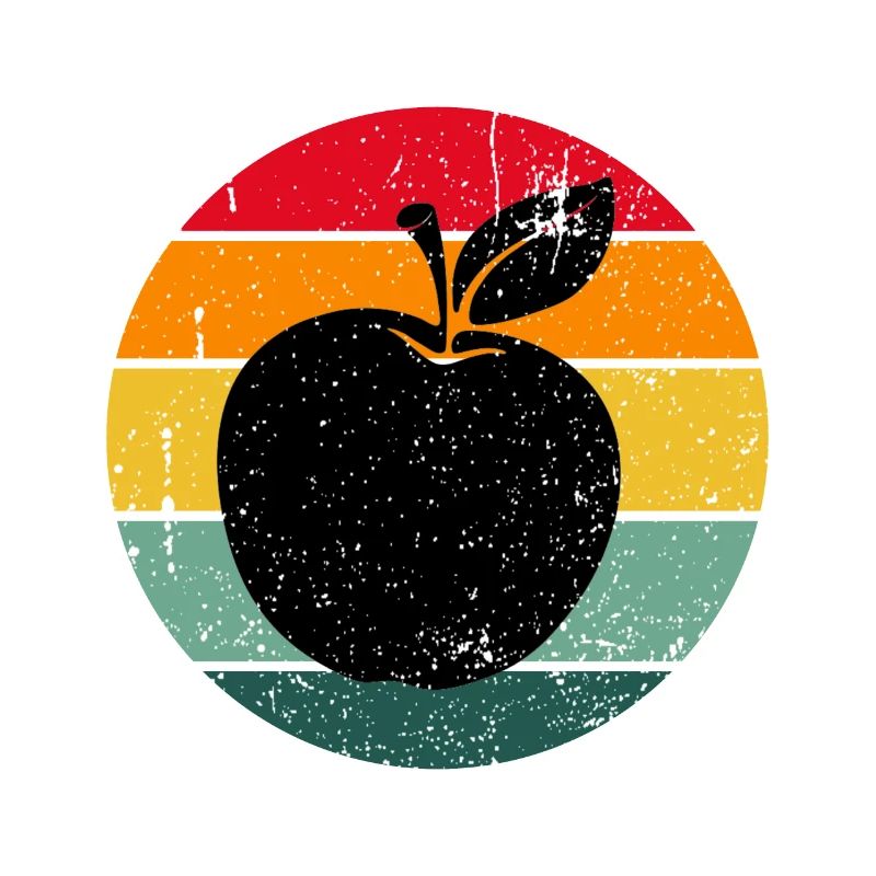 Vintage Retro Apple Fruit Apple Tree Gift Idea