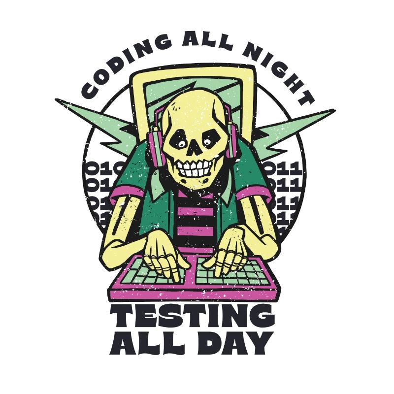 "Coding All Night Programmer | Programmierer"