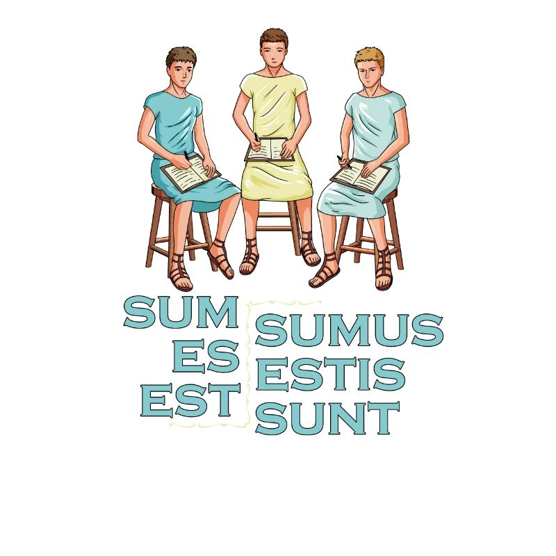 Professeur de latin - Sum Es Est Sumus Estis Sunt