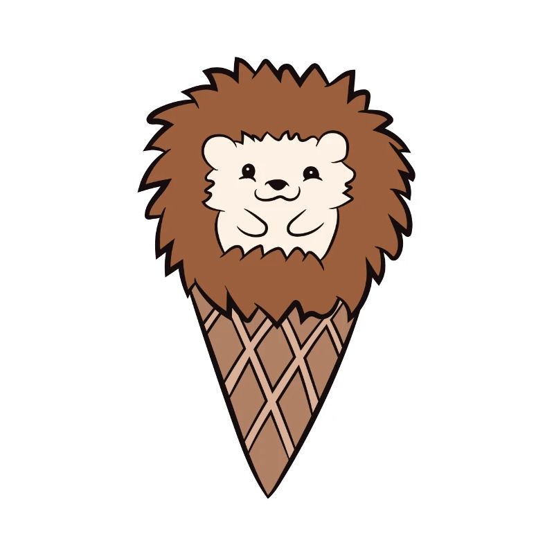 Funny Hedgehog Lover Hedgehog Cone