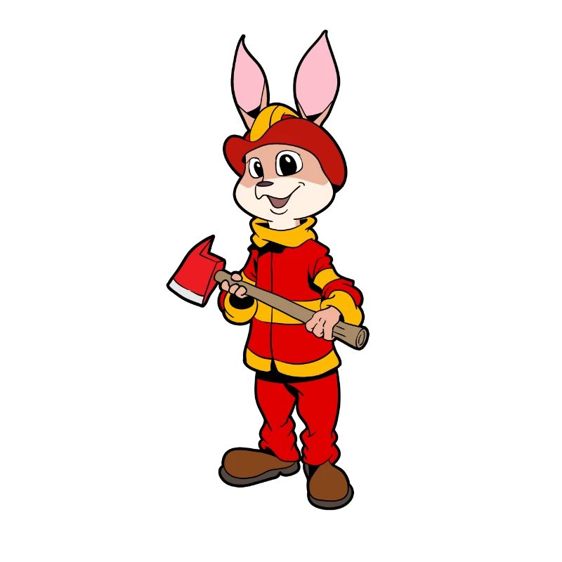 Lapin pompier