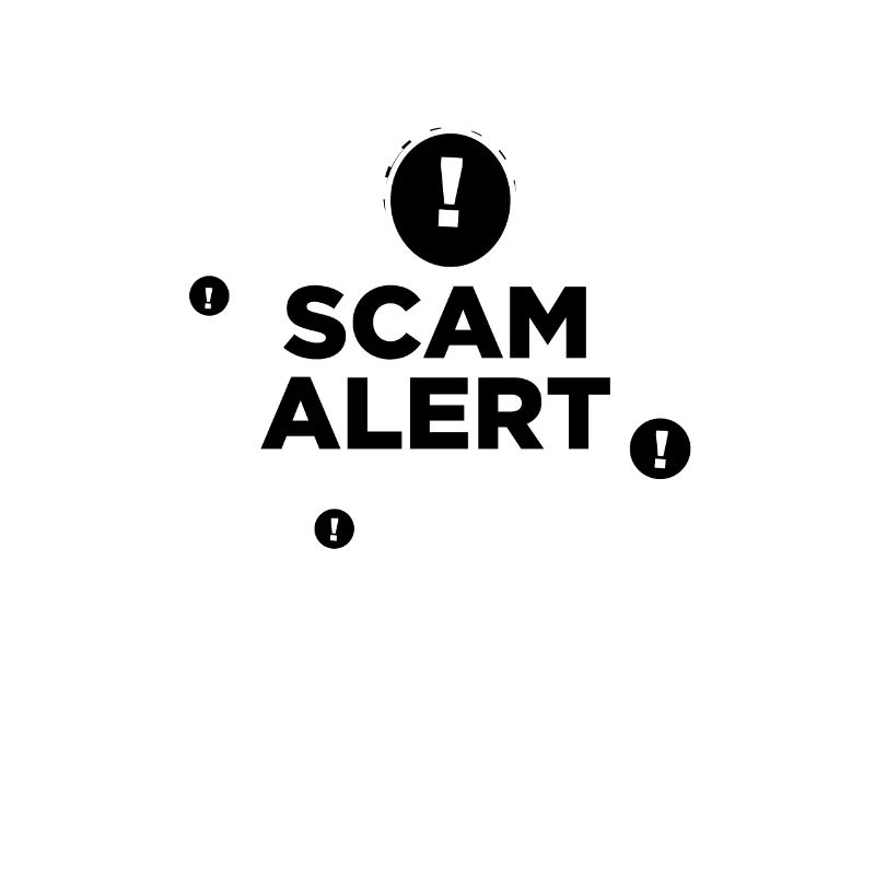 lustiges Design SCAM ALERT