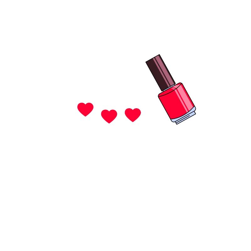 Nail technician work