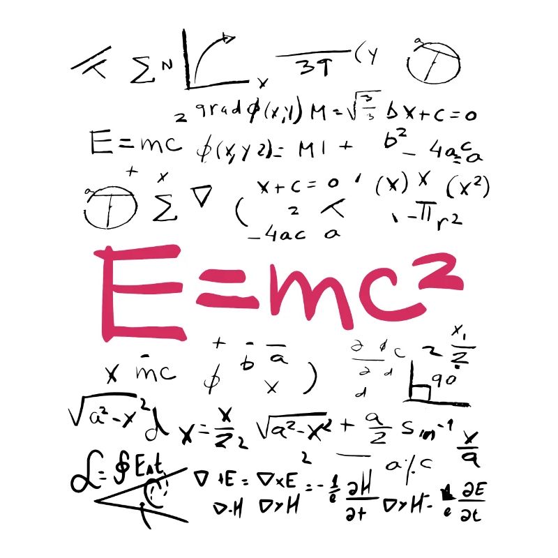 Physik und Mathematik Formeln EMC2