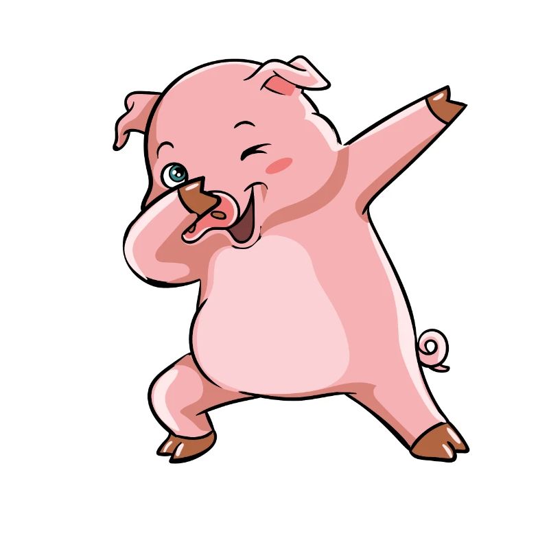 Dabbing Pig Gagnant Sow
