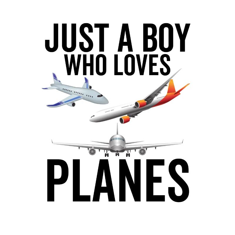 Nur ein Junge, der Flugzeuge liebt