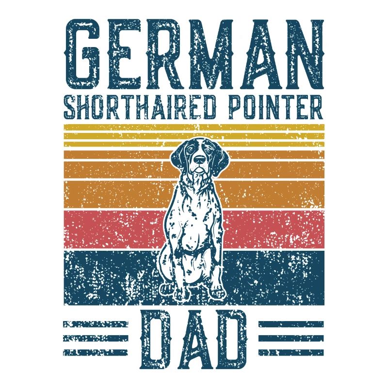 Dog APS-Dad - Vintager Deutscher Pointer-Dadi