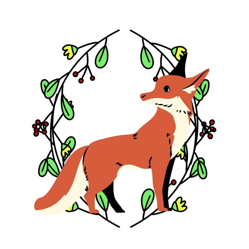 Spring Wilderness Nature Fox Forest Animals Child Foxes