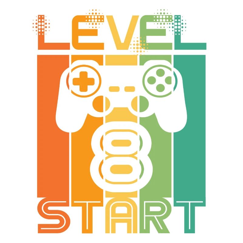 8. Geburtstag Level 8 Start Video Game Design