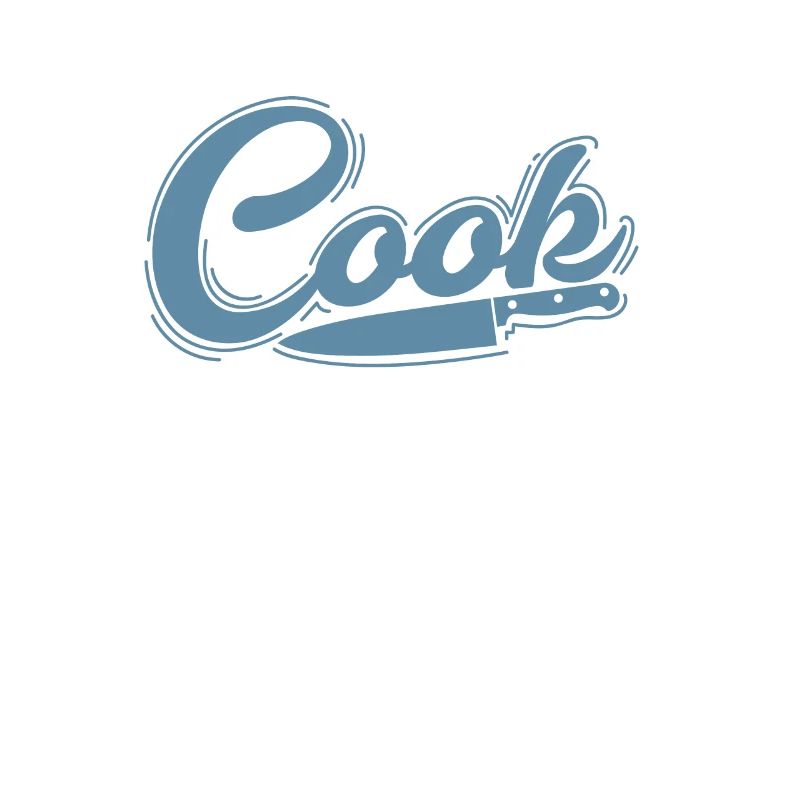 Cook in the kitchen with knife cooking kitchen