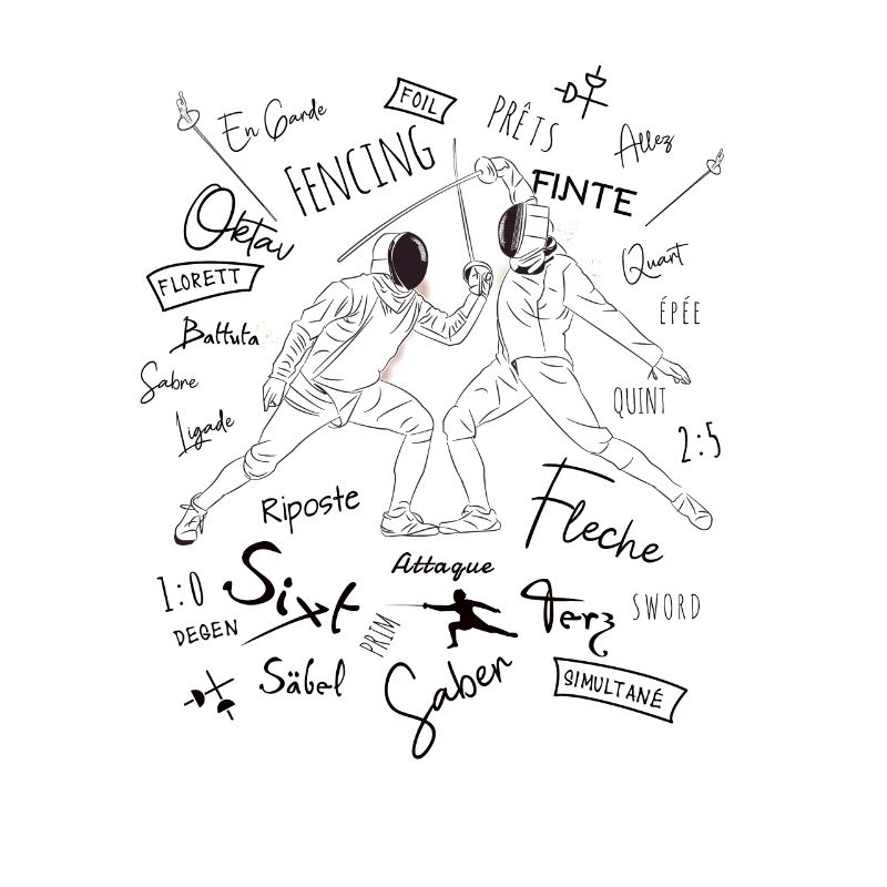 Fencing Terms Training Gift