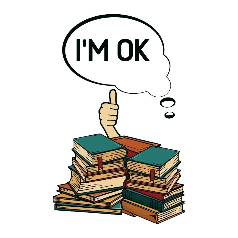 Book Lover I'm Ok Reading Book Reader