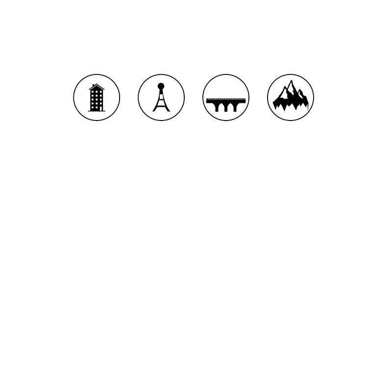 Base Jumping Skydiver Symbols