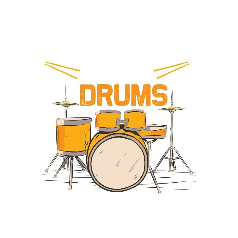 Born To Play Drums Drummer Drumming