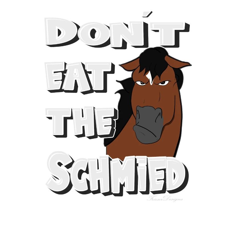 don't eat the blacksmith funny grim horse