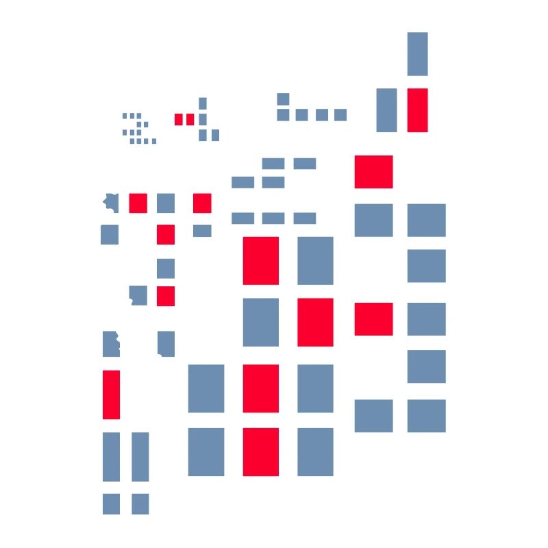 Pixel Pixelwelt abstrakt Stadtplan Krypto Style
