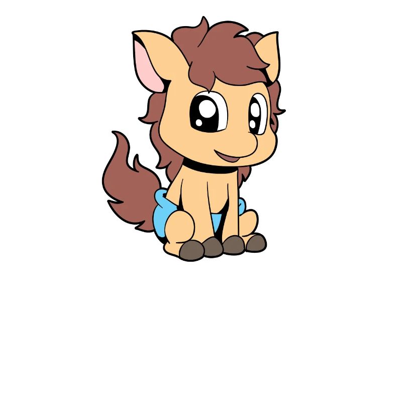 Bébé Poney Kawaii