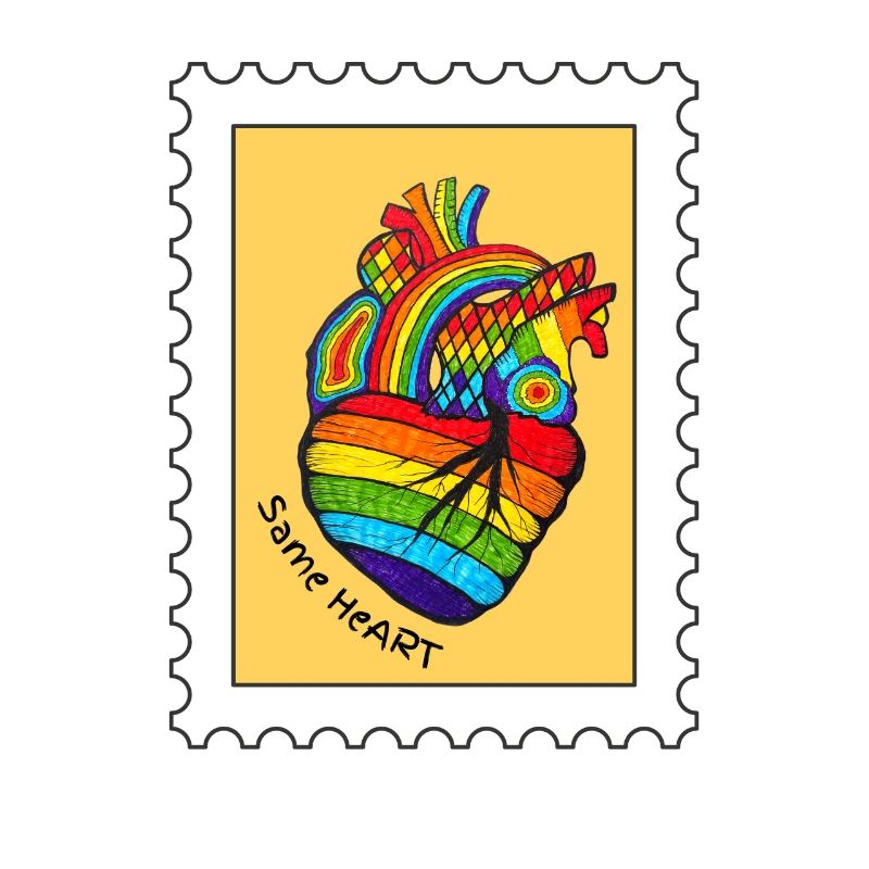 Regenbogenherz .