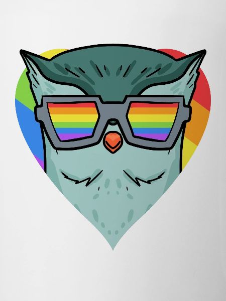 LGBT Animal Owl Rainbow