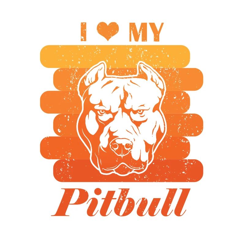 j’adore mon pitbull