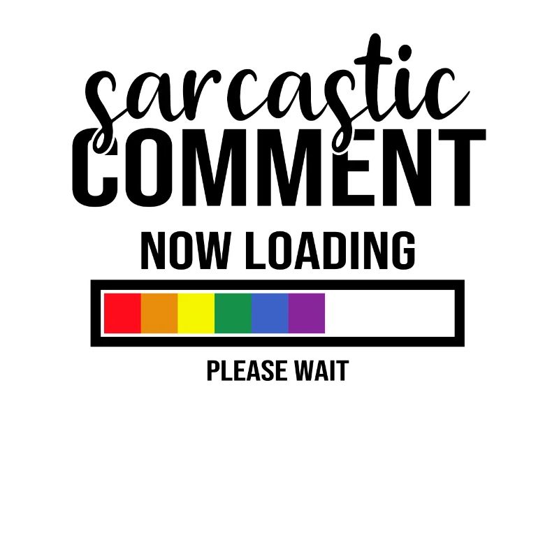 Sarkastischer Kommentar LGBT Schwul Lesbisch Bi