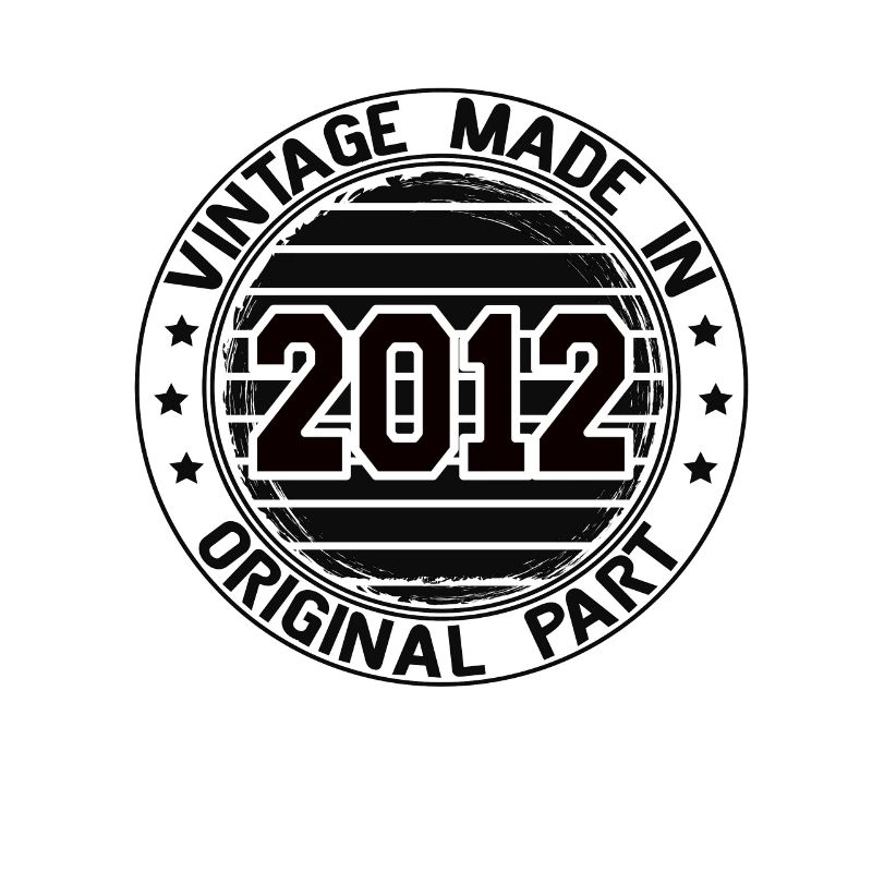 Vintage Made In 2012 Original Part Geburtstag 2012