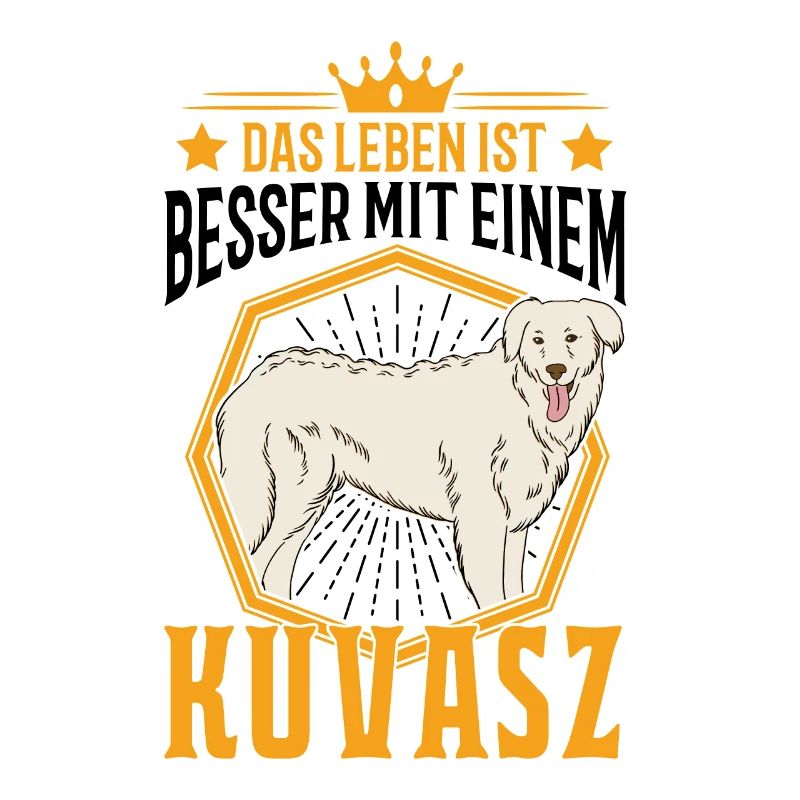 Das Leben ist besser mit einem Kuvasz