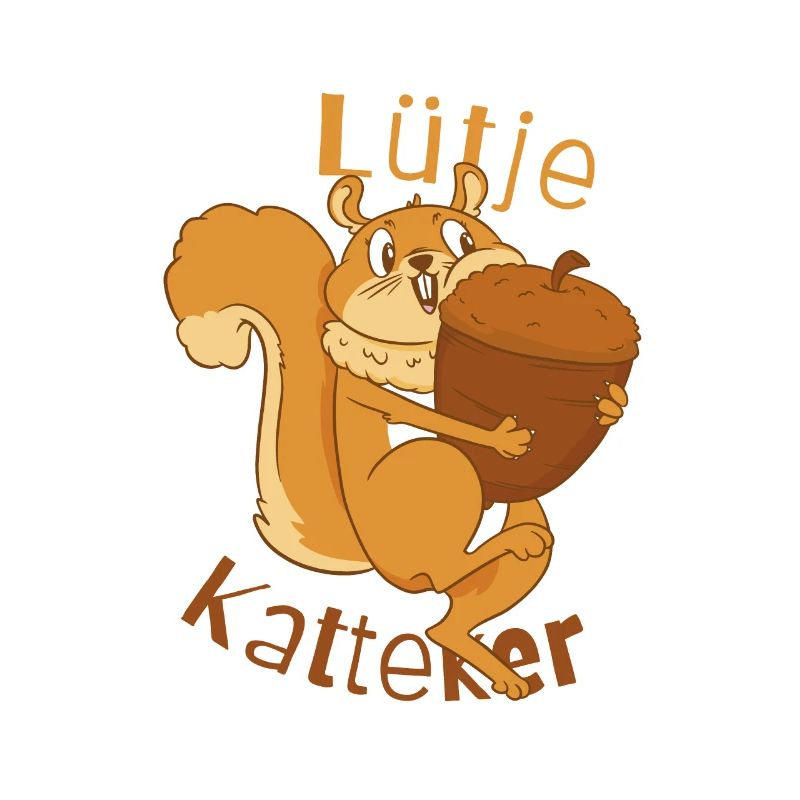 Lütje Katteker Plattdeutsch Eichhörnchen
