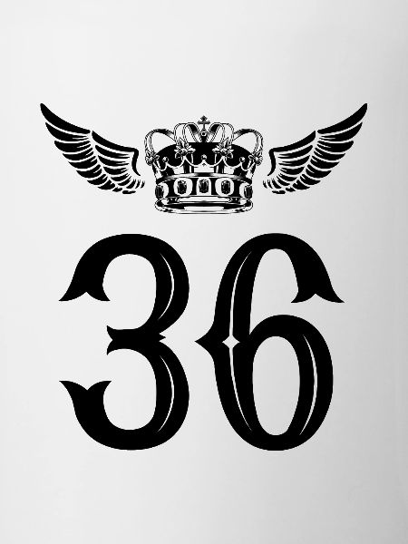 36 Number crown
