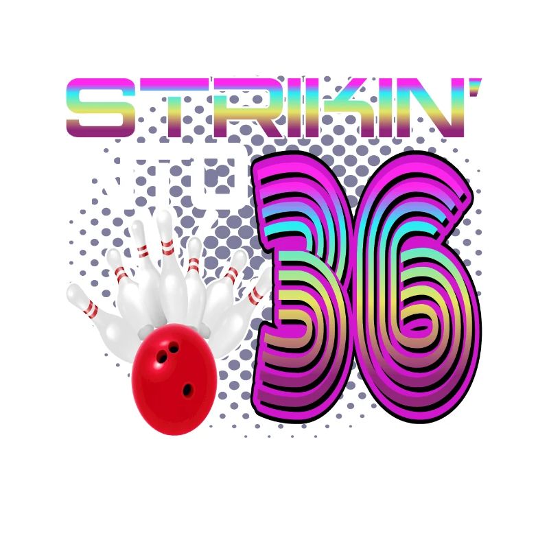 Frapper dans 36 Bowling Bowler 36e anniversaire