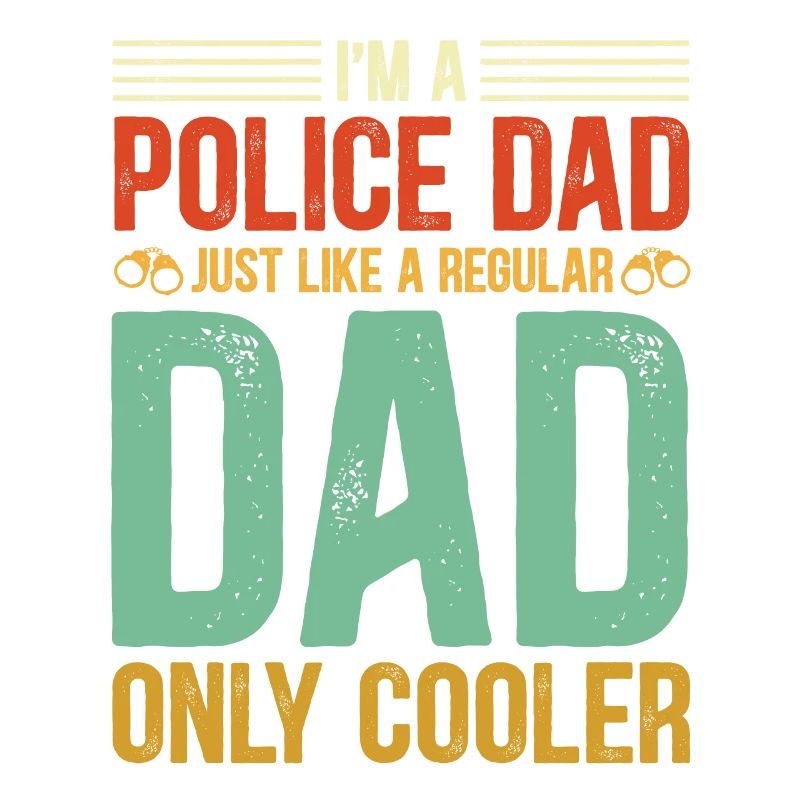 Polizei stolzer Polizeivater