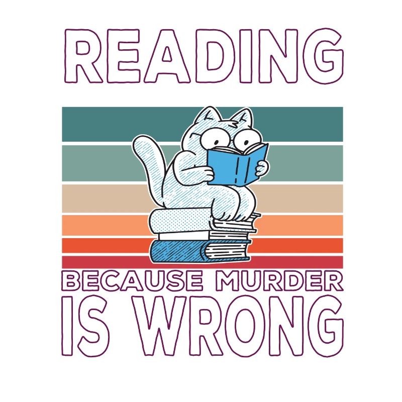 Reading because murder is wrong Buchleser Spruch