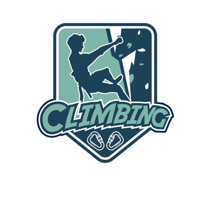Climbing Logo Speedklettern Alpinklettern Kraxler