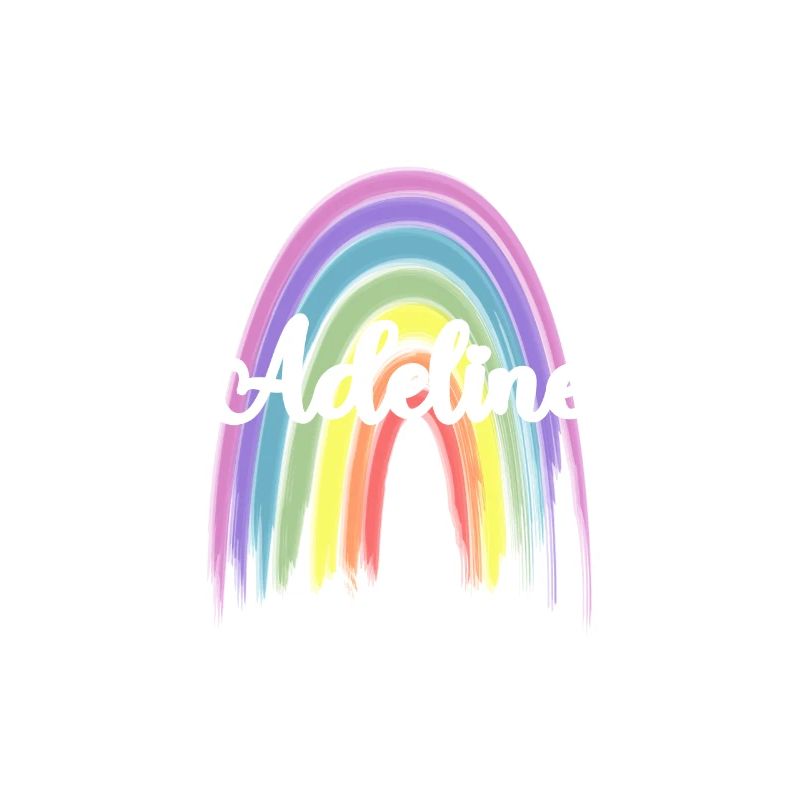ADELINE Rainbow Cursive